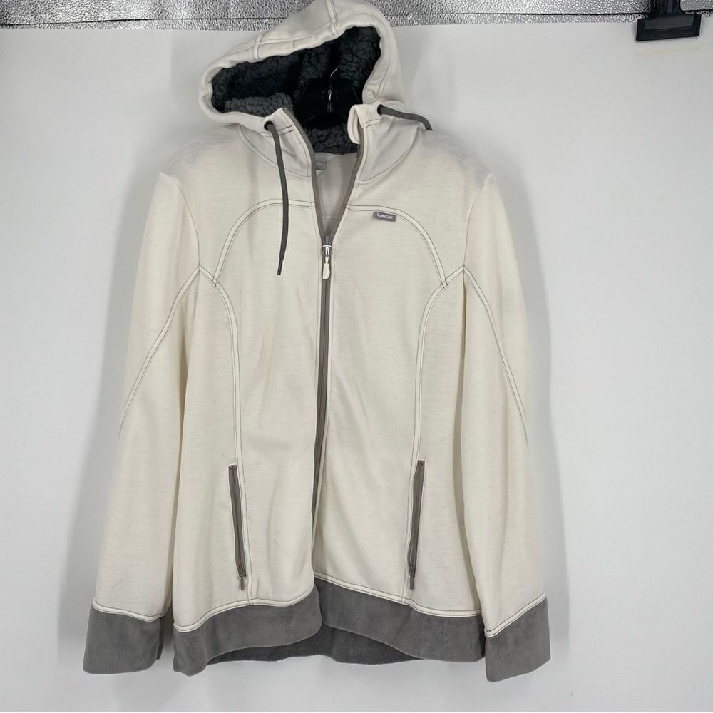 Oxylane Women’s Zipper Front Hoodie Size M White size M